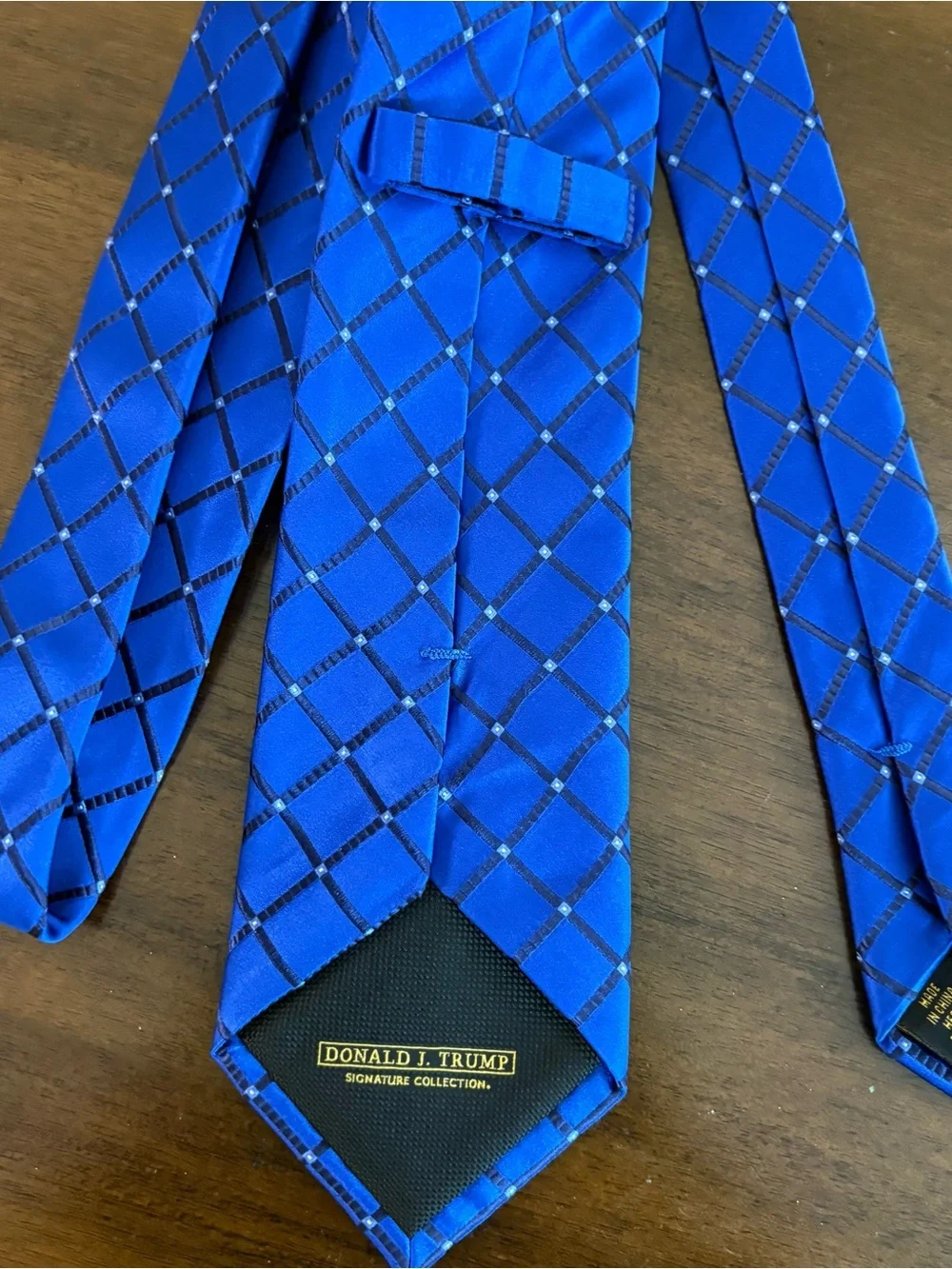 Donald J. Trump elegant blue